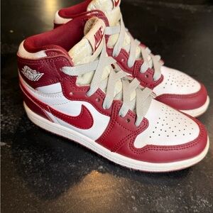 Nike Air Jordan 1 Mid Red White 13C
